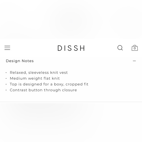 NWT Dissh Foster Knit Vest in Chalk Size Small - Picture 8 of 11